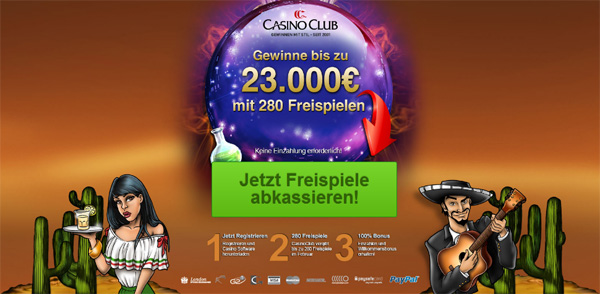 Casino Club - Freispiele im Februar 2025