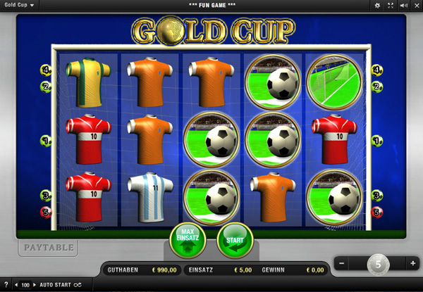 Gold Cup Spielautomat