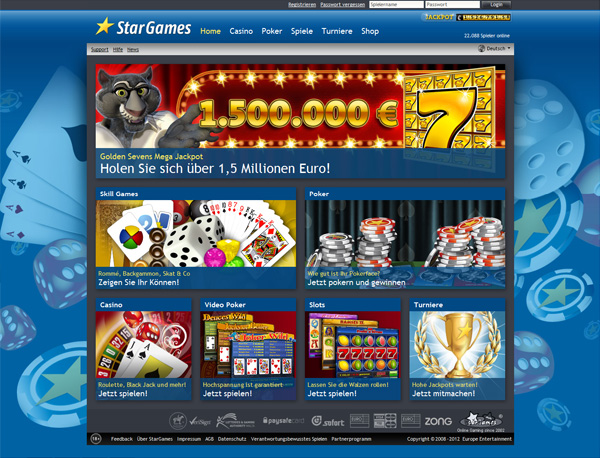 Golden Sevens Jackpot bei Stargames