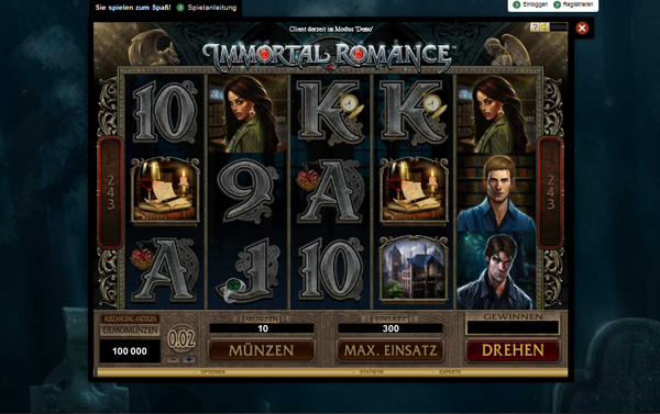 Mr Green Casino - Imortal Romance Slot