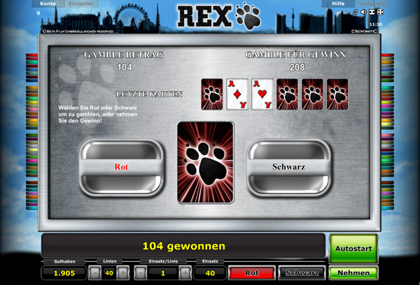 Rex Slot - Gamble-Feature