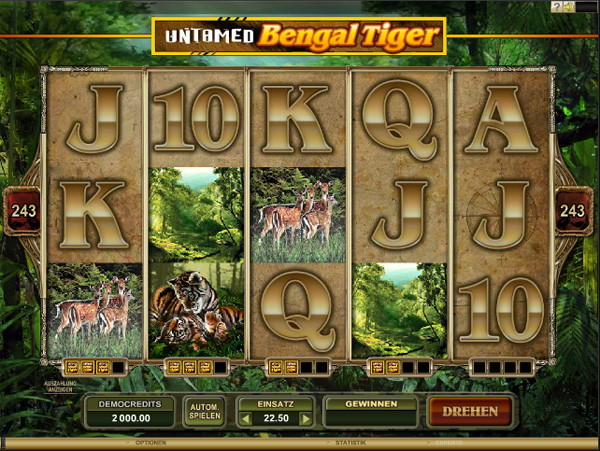 Untamed Bengal Tiger