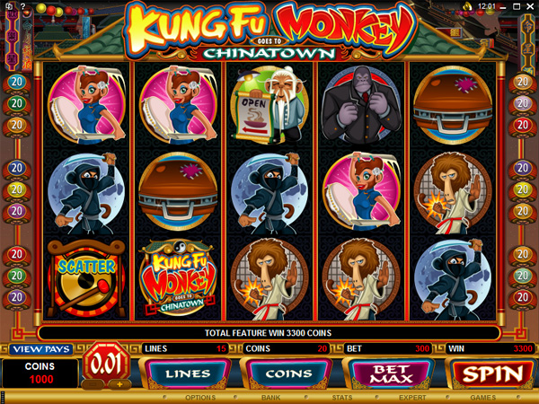 Kung Fu Monkey Slot Screenshot