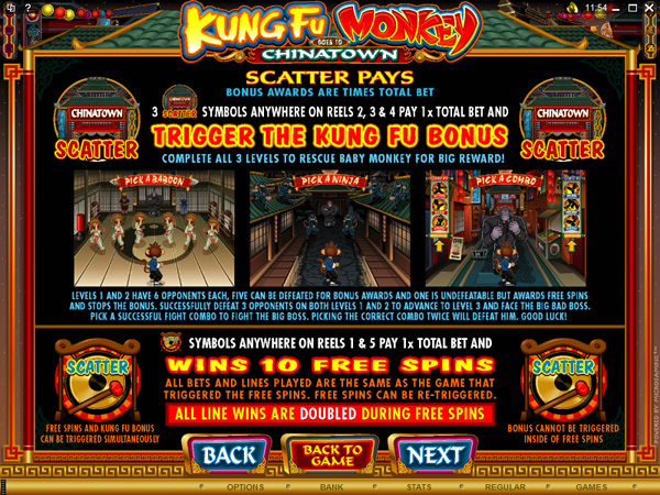 Kung Fu Monkey Slot Screenshot