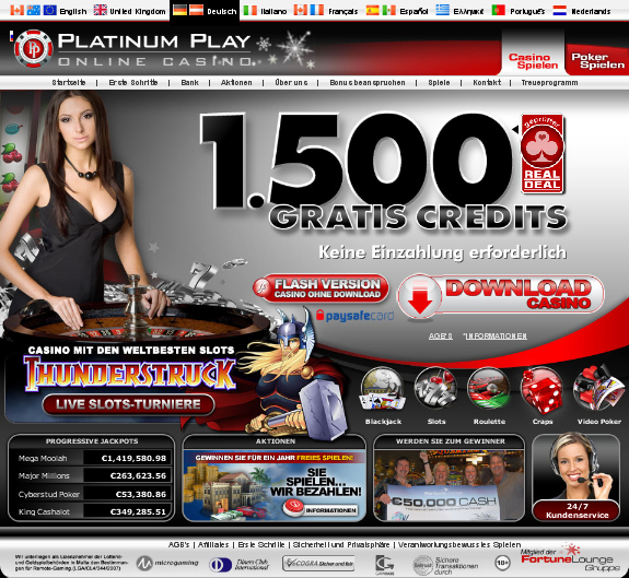 Platinum Play Online Casino