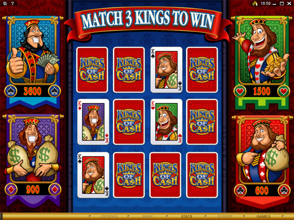 Screenshot vom neuen Video Slot KINGS OF CASH